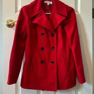 Red Peacoat